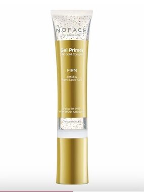 NuFACE Gel Primer 24K Gold Complex - Gold Packaging New Leave On Formula 2oz